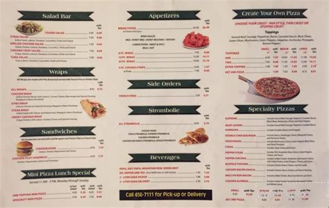 A small town restaurant selling pizza, subs, wings, pasta. . Famous pizza ware shoals menu